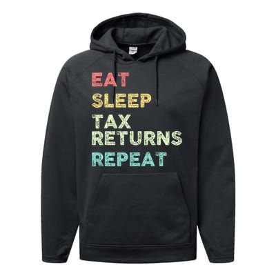 Funny Tax Season Taxation Tax Performance Fleece Hoodie