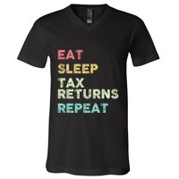 Funny Tax Season Taxation Tax V-Neck T-Shirt