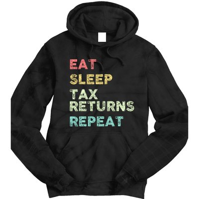 Funny Tax Season Taxation Tax Tie Dye Hoodie