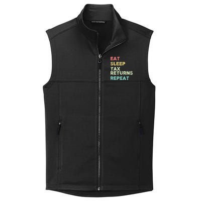 Funny Tax Season Taxation Tax Collective Smooth Fleece Vest