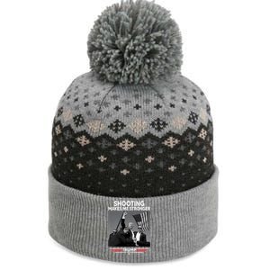 Funny Trump Shooting 2024 Trump Shooting Makes Me Stronger Shooting The Baniff Cuffed Pom Beanie