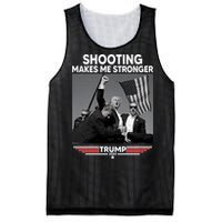 Funny Trump Shooting 2024 Trump Shooting Makes Me Stronger Shooting Mesh Reversible Basketball Jersey Tank