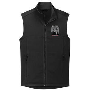 Funny Trump Shooting 2024 Trump Shooting Makes Me Stronger Shooting Collective Smooth Fleece Vest