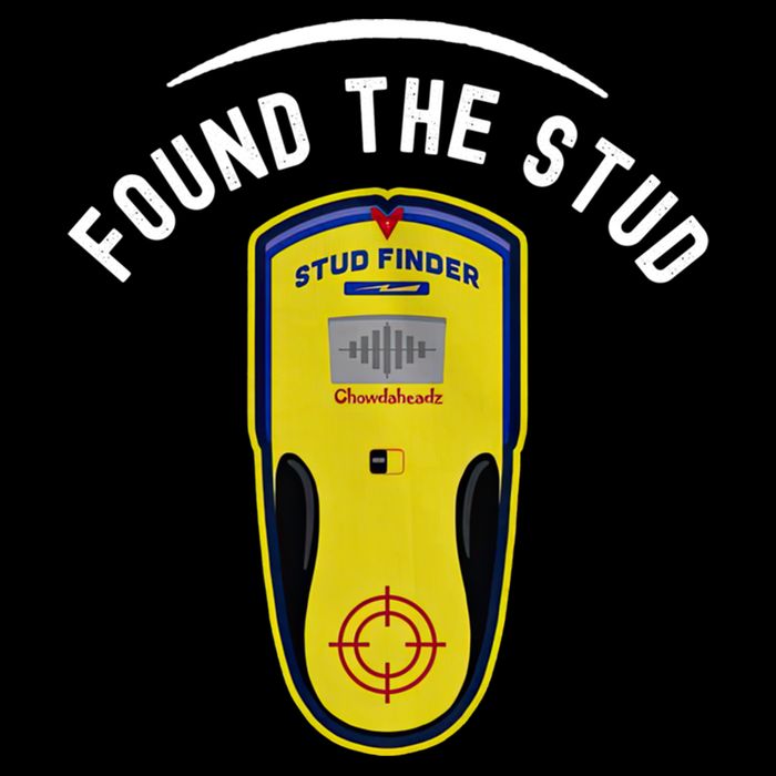 Found The Stud Dad Joke Handy Tools Funny Stud Finder Gift Cropped Pullover Crew