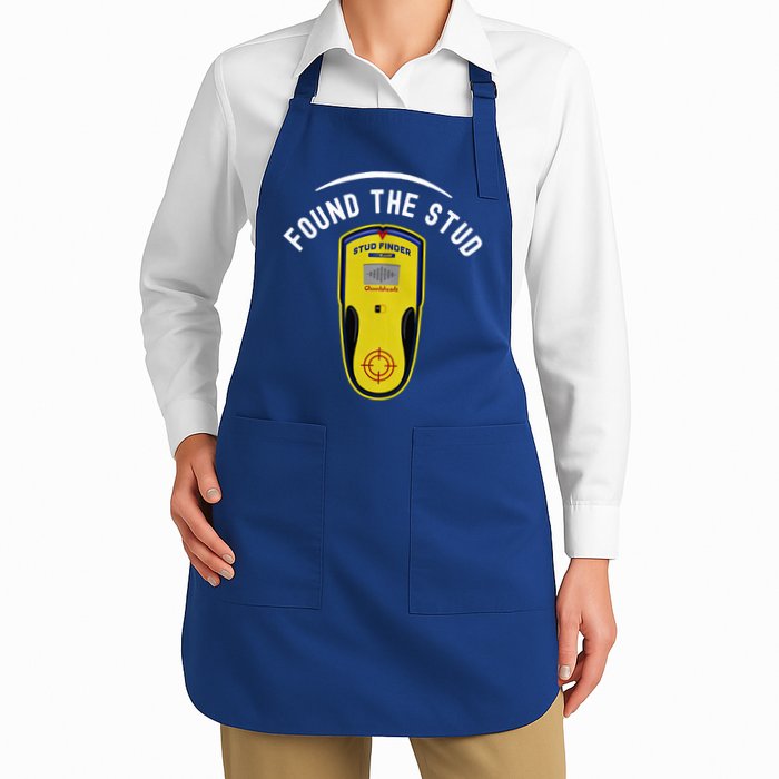 Found The Stud Dad Joke Handy Tools Funny Stud Finder Gift Apron