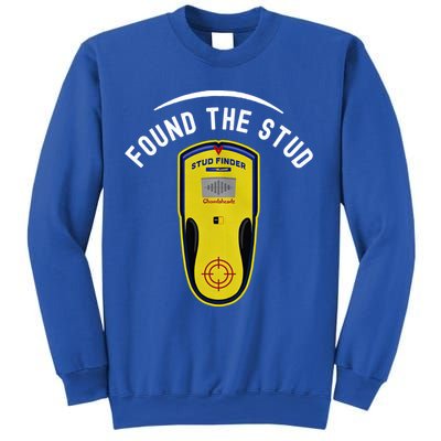 Found The Stud Dad Joke Handy Tools Funny Stud Finder Gift Sweatshirt