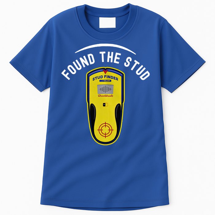 Found The Stud Dad Joke Handy Tools Funny Stud Finder Gift Tall T-Shirt