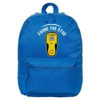 Found The Stud Dad Joke Handy Tools Funny Stud Finder Gift 16 in Basic Backpack