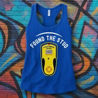 Found The Stud Dad Joke Handy Tools Funny Stud Finder Gift Womens Tank Top