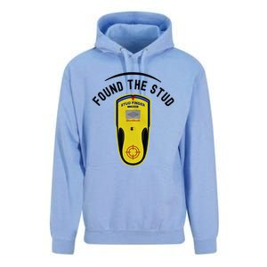 Found The Stud Dad Joke Handy Tools Funny Stud Finder Gift Unisex Surf Hoodie