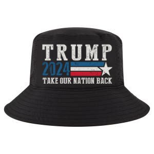 Free Trump Supporters Pro Trump 2024 Take Our Nation Back Republican Cool Comfort Performance Bucket Hat