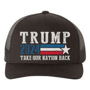 Free Trump Supporters Pro Trump 2024 Take Our Nation Back Republican Yupoong Adult 5-Panel Trucker Hat