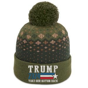 Free Trump Supporters Pro Trump 2024 Take Our Nation Back Republican The Baniff Cuffed Pom Beanie