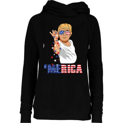 Funny Trump Salt Merica Freedom 4th Of July Gifts Tank Top Womens Funnel Neck Pullover Hood