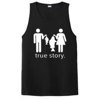 Funny True Story Fishing Gift PosiCharge Competitor Tank