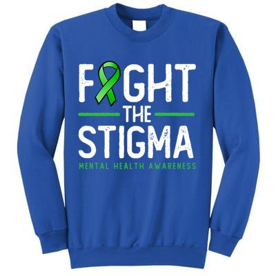 Fight The Stigma Gift Green Ribbon Tee Tal Health Awareness Great Gift Sweatshirt