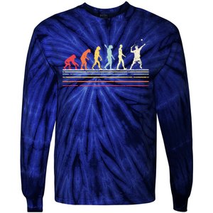 Funny Tennis Shirts Retro Style Tie-Dye Long Sleeve Shirt