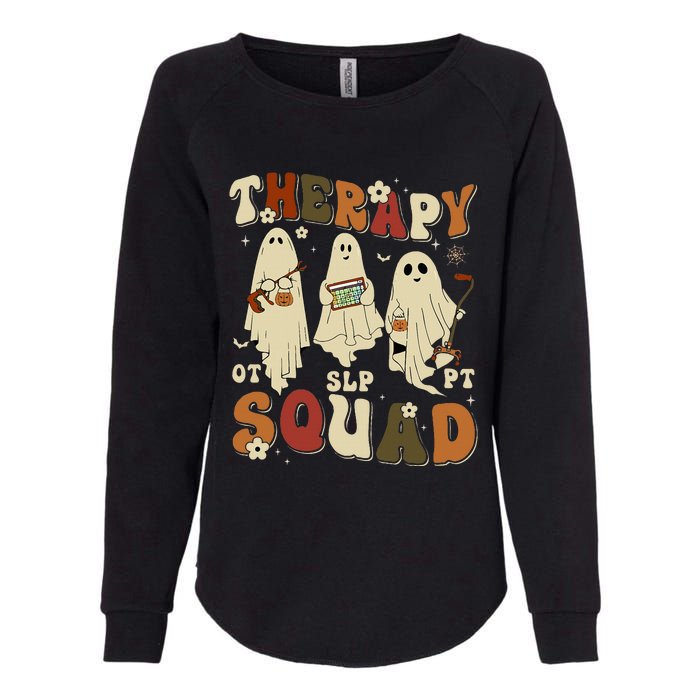 Funny Therapy Squad SLP OT PT Team Halloween Therapy Squad Womens California Wash Sweatshirt