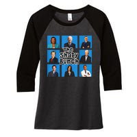 Funny The Shady Bunch 2024 Women's Tri-Blend 3/4-Sleeve Raglan Shirt