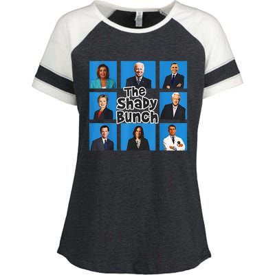 Funny The Shady Bunch 2024 Enza Ladies Jersey Colorblock Tee