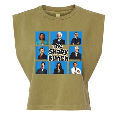 Funny The Shady Bunch 2024 Garment-Dyed Women's Muscle Tee