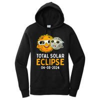 Funny Total Solar Eclipse April 8 2024 Women's Pullover Hoodie