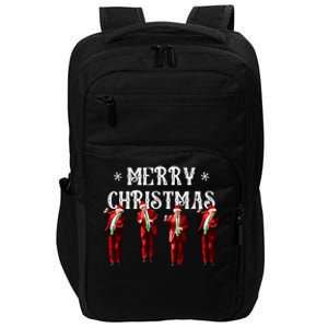 Funny Trump Santa Christmas Xmas Pajamas Holiday Impact Tech Backpack