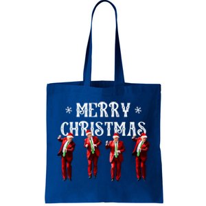 Funny Trump Santa Christmas Xmas Pajamas Holiday Tote Bag