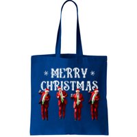 Funny Trump Santa Christmas Xmas Pajamas Holiday Tote Bag