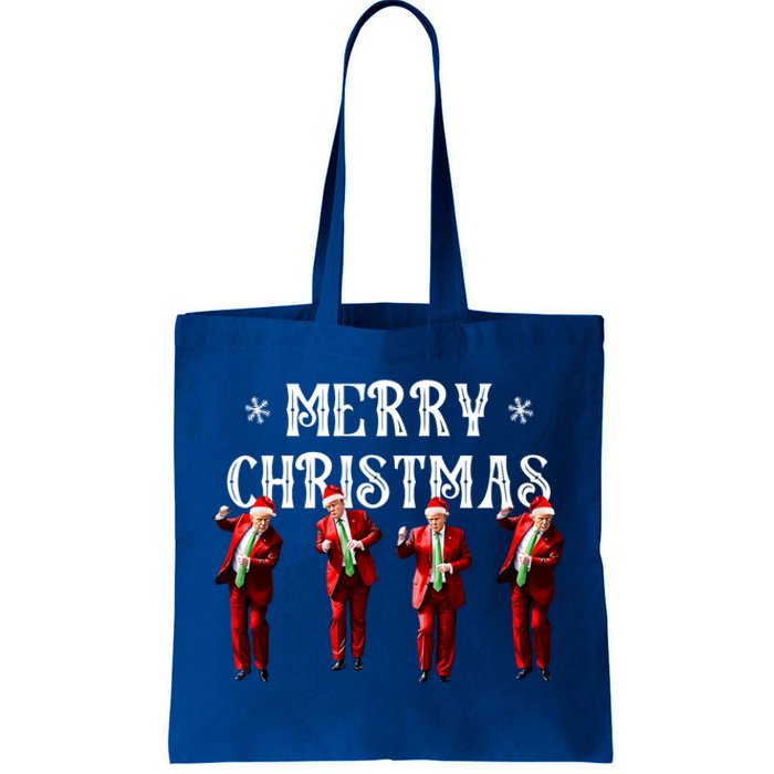 Funny Trump Santa Christmas Xmas Pajamas Holiday Tote Bag