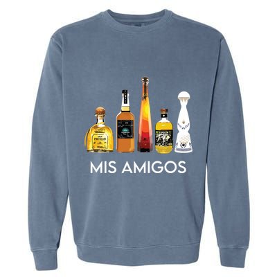 Funny Trendy Sarcastic Alcohol Amigos Tequila Women Garment-Dyed Sweatshirt