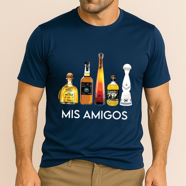 Funny Trendy Sarcastic Alcohol Amigos Tequila Women Cooling Performance Crew T-Shirt
