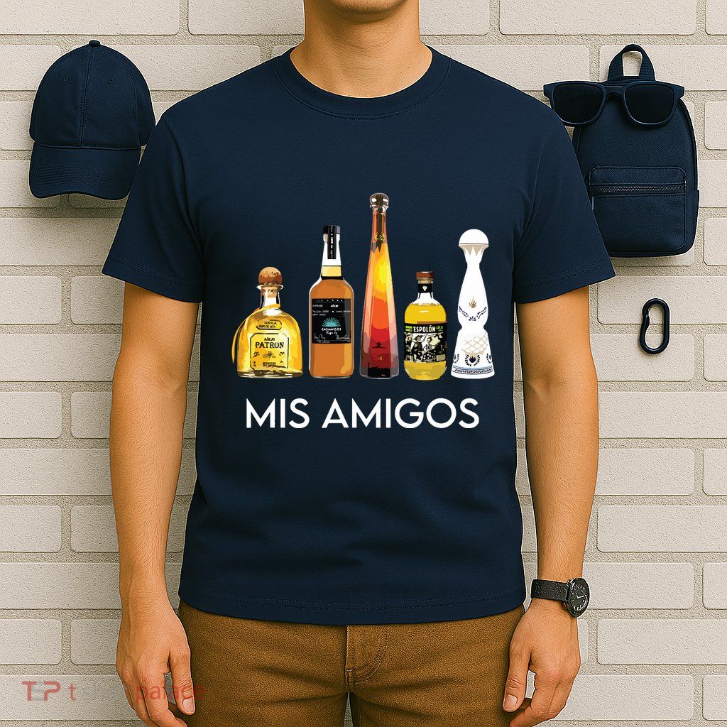 Funny Trendy Sarcastic Alcohol Amigos Tequila Women T-Shirt