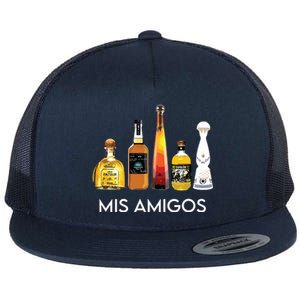 Funny Trendy Sarcastic Alcohol Amigos Tequila Women Flat Bill Trucker Hat