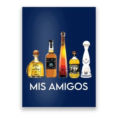 Funny Trendy Sarcastic Alcohol Amigos Tequila Women Poster