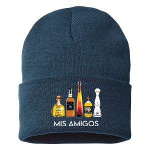 Funny Trendy Sarcastic Alcohol Amigos Tequila Women Sustainable Knit Beanie