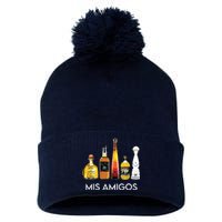 Funny Trendy Sarcastic Alcohol Amigos Tequila Women Pom Pom 12in Knit Beanie