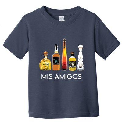 Funny Trendy Sarcastic Alcohol Amigos Tequila Women Toddler T-Shirt