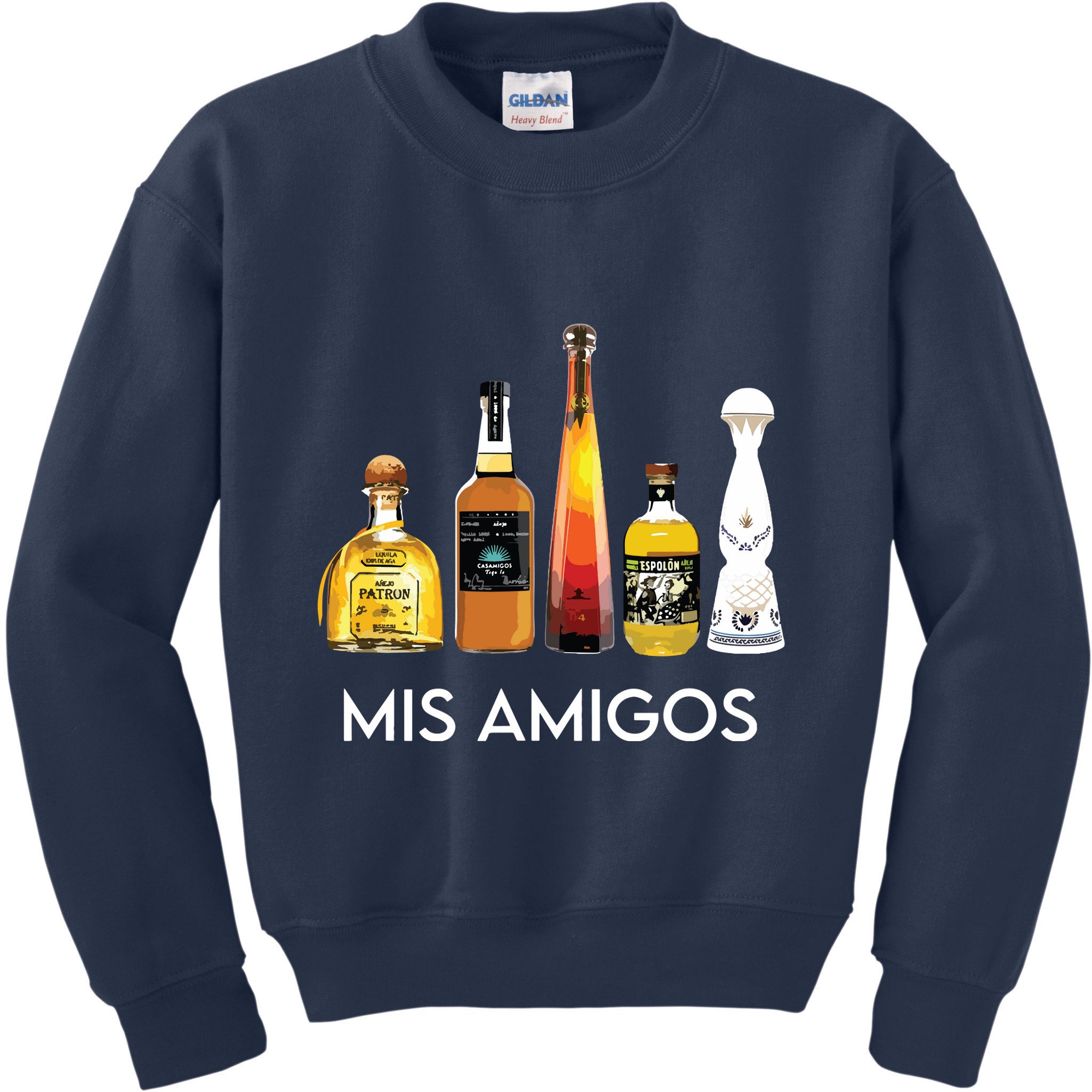 Funny Trendy Sarcastic Alcohol Amigos Tequila Women Kids Sweatshirt