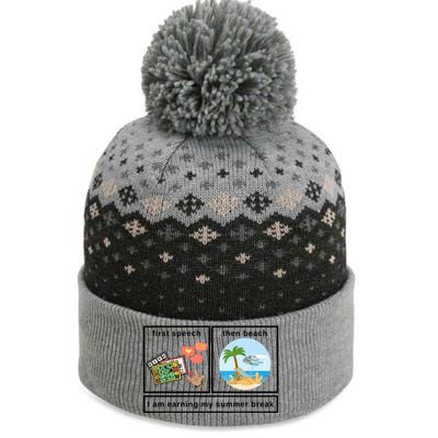 First Then Speech Therapy For Slpa Slp The Baniff Cuffed Pom Beanie