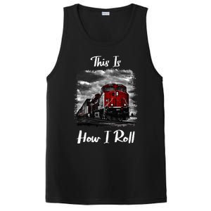 Funny Train Saying For Train Engineer & Freight Train Lovers PosiCharge Competitor Tank