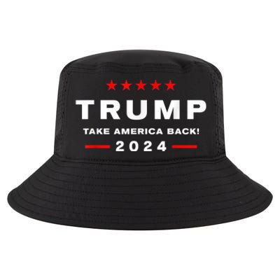 Free Trump Supporters Pro Trump Trump 2024 Take America Back Cool Comfort Performance Bucket Hat