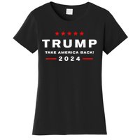 Free Trump Supporters Pro Trump Trump 2024 Take America Back Women's T-Shirt