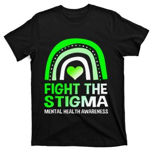 Fight The Stigma Mental Health Awareness Support T-Shirt