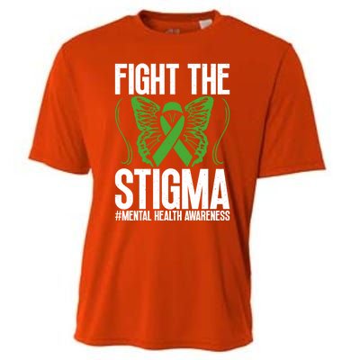 Fight The Stigma Anxiety Awareness Tal Health Disease Gift Cooling Performance Crew T-Shirt