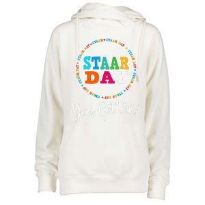 Funny Test STAAR Day Mode On Teacher Testing Ideas School Funny Womens Funnel Neck Pullover Hood