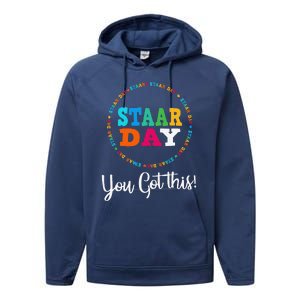 Funny Test STAAR Day Mode On Teacher Testing Ideas School Funny Performance Fleece Hoodie