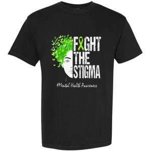 Fight The Stigma Mental Health Awareness Garment-Dyed Heavyweight T-Shirt