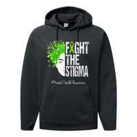 Fight The Stigma Mental Health Awareness Performance Fleece Hoodie