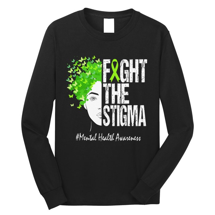 Fight The Stigma Mental Health Awareness Long Sleeve Shirt